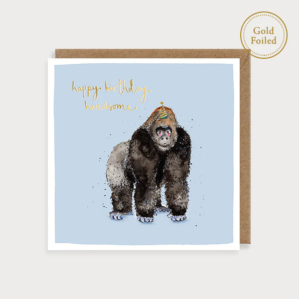 Gorilla Birthday Card