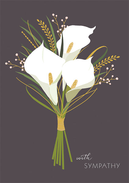 Sympathy Lilies Card
