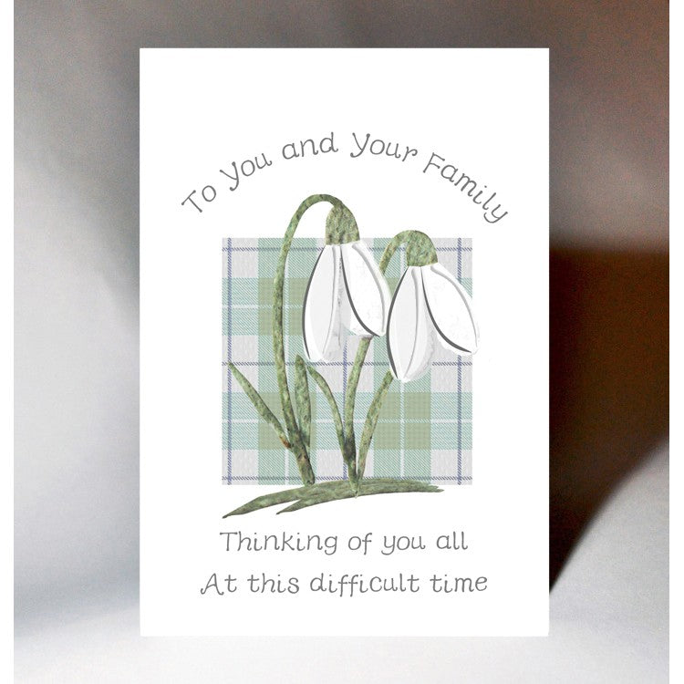 Sympathy Snowdrops Card