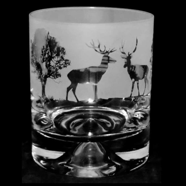 Woodland Scene Whisky Glass