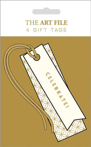Celebrate Foiled Gift Tags