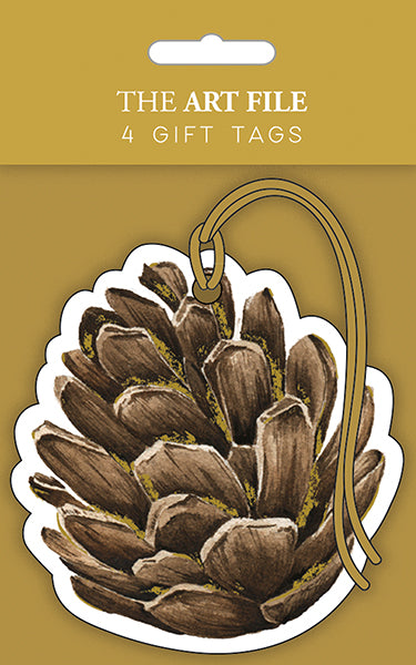 Decadence Pine Cone Gift Tags- Pack Of 4