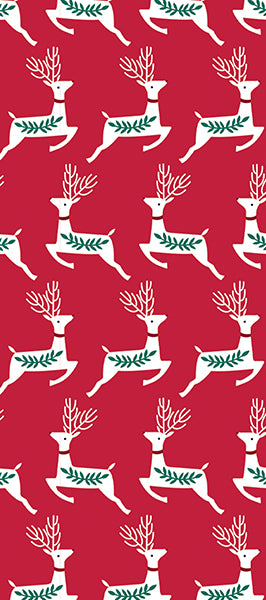 Kraft Reindeer Tissue Paper - 4 Sheets