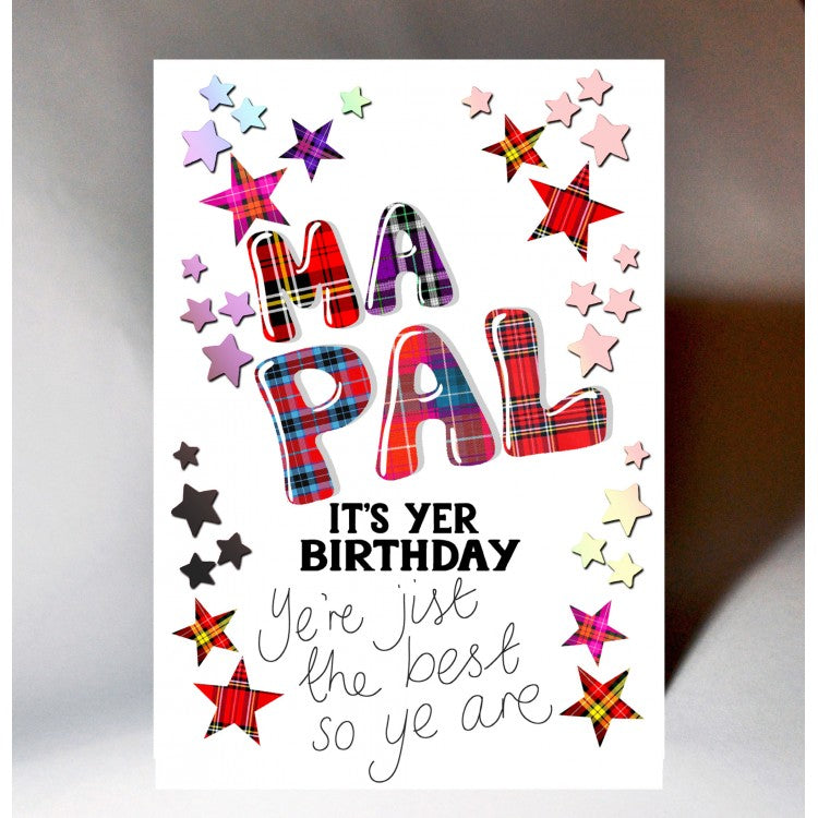 Ma Pal Happy Birthday Card
