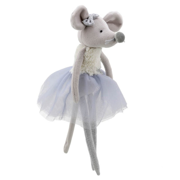 Grey Dancer Mouse Soft Toy