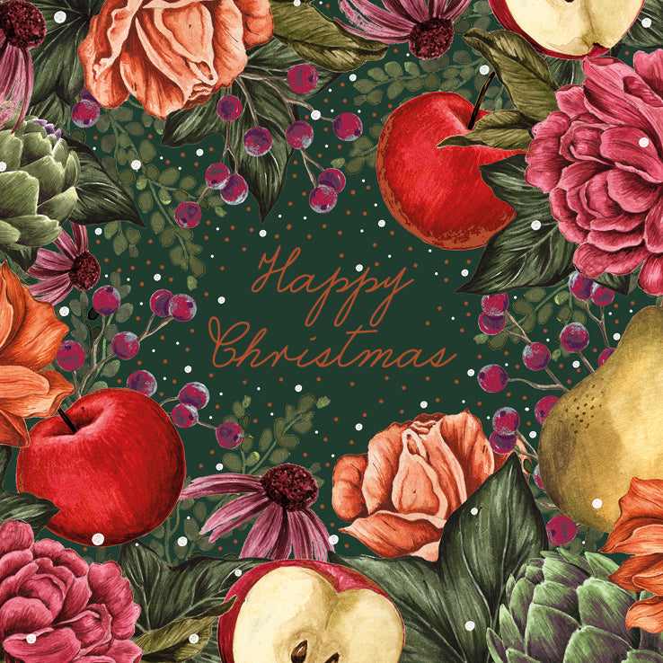 Christmas Fruit & Flowers Charity Christmas Cards - MNDA