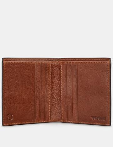 Genuine Brown Leather Slim Wallet