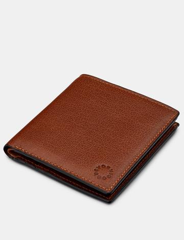 Genuine Brown Leather Slim Wallet