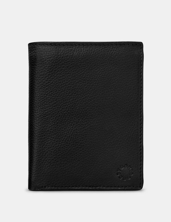 Genuine Black Leather Large Capacity Wallet
