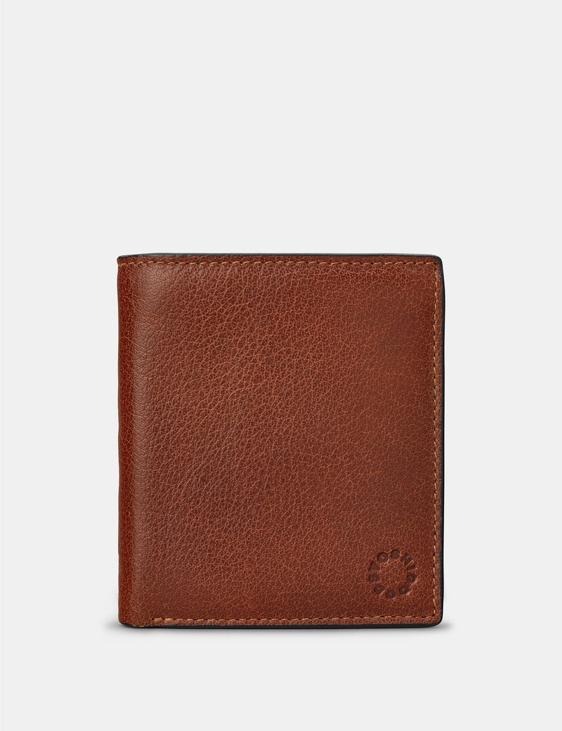 Genuine Brown Leather Two Fold Wallet