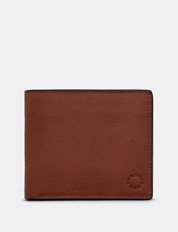 Genuine Brown Leather Wallet with Extra Pocket
