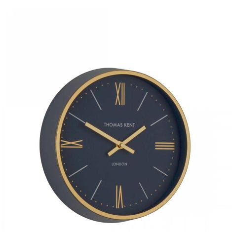 10" Hampton Wall Clock - Navy