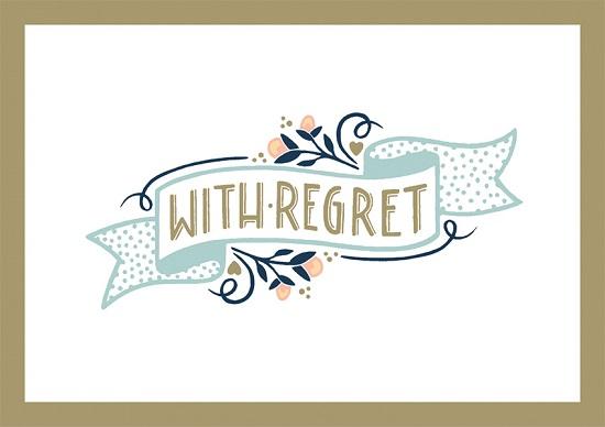 With Regret Card