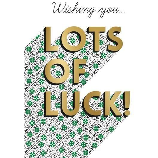 Lots Of Luck Card