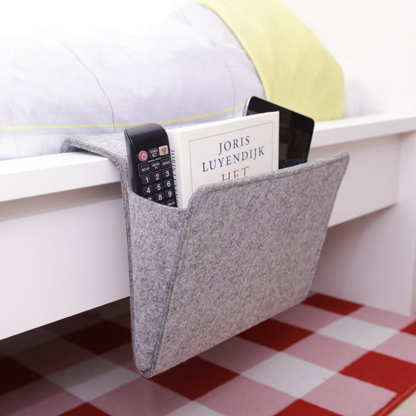 Grey Felt Bedside Pocket