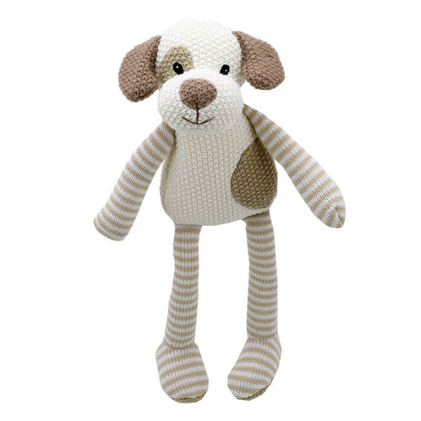 Knitted Dog Soft Toy