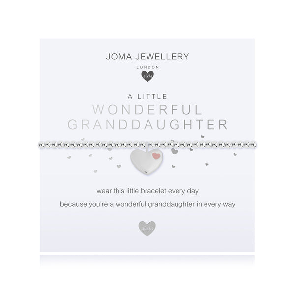 Children’s A Little Wonderful Granddaughter Bracelet