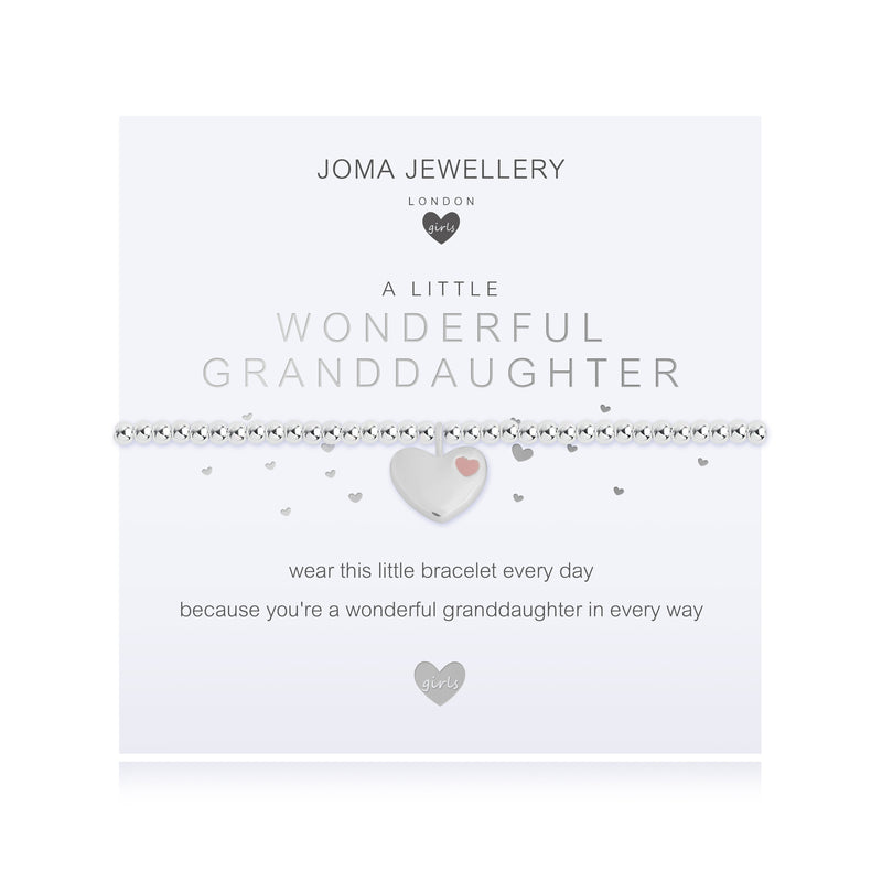 Children’s A Little Wonderful Granddaughter Bracelet