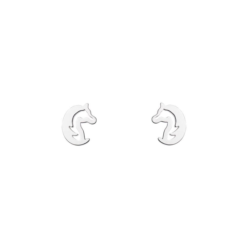 Hoofing Around Horse Stud Earrings