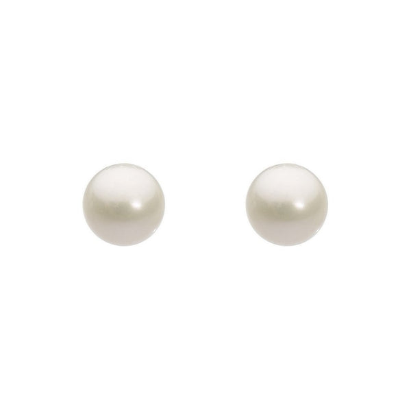 Dinky Freshwater Button Pearl Stud Earrings