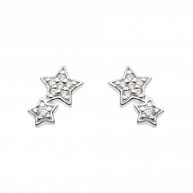Double Star Stud Earrings