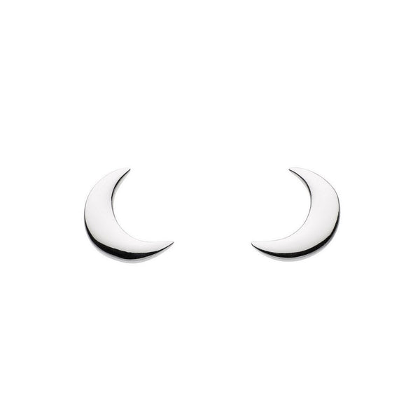 Dinky Crescent Moon Stud Earrings