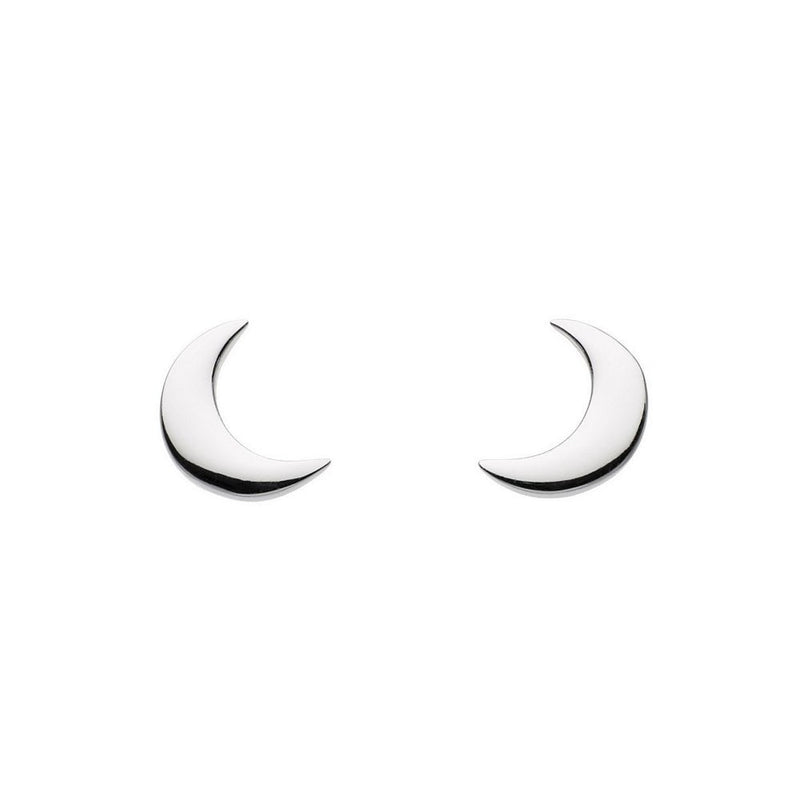 Dinky Crescent Moon Stud Earrings