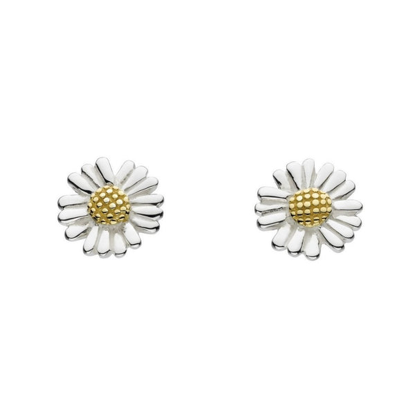 Dinky Daisy with Gold Plate Stud Earrings