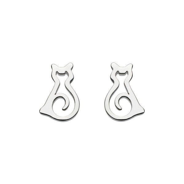 Dinky Pussy Cat Stud Earrings