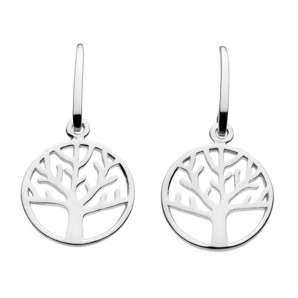 Simple Tree of Life Drop Earrings