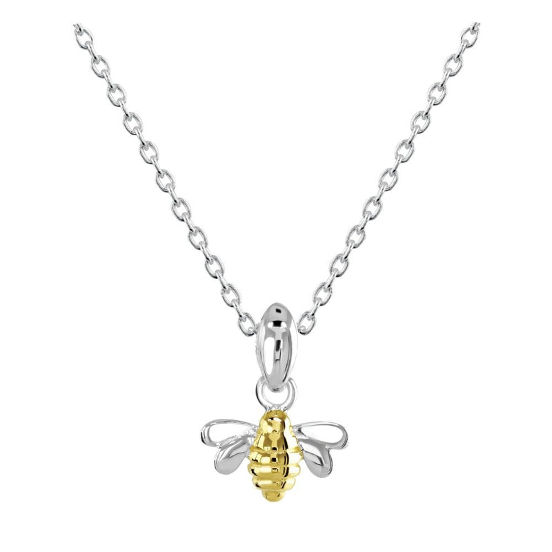 Dinky Bee Gold Plate Pendant