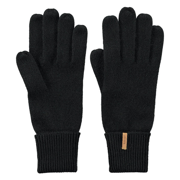 Fine Knitted Gloves- Black