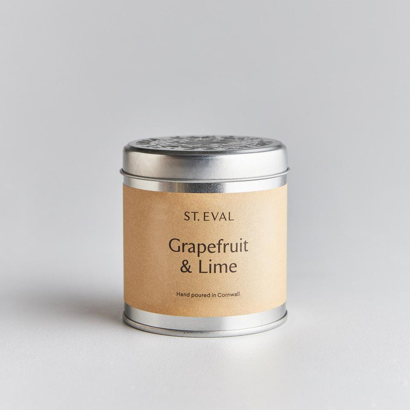 Grapefruit & Lime Scented Tin Candle