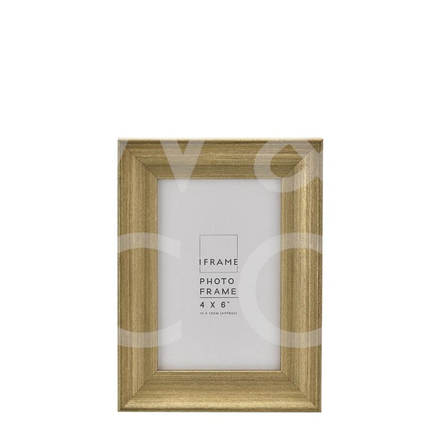 Brushed Gold Traditional Photo Frame