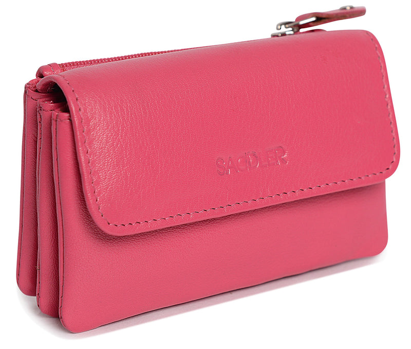 Lily Leather Flapover Coin Purse