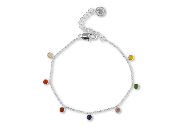 Nicole Delite Crystal Demi Fine Bracelet - Silver