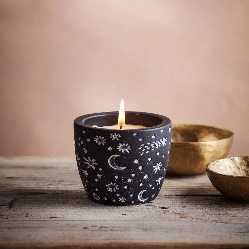 Orange & Cinnamon Celestial Pot (Black)