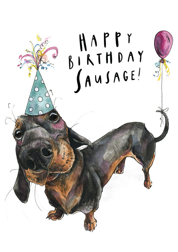 Happy Birthday Sausage Card
