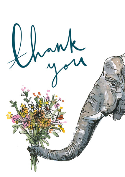 Thank You Elephant Card