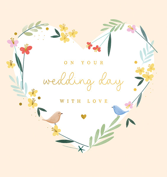 Wedding Day Sprigs & Floral Card