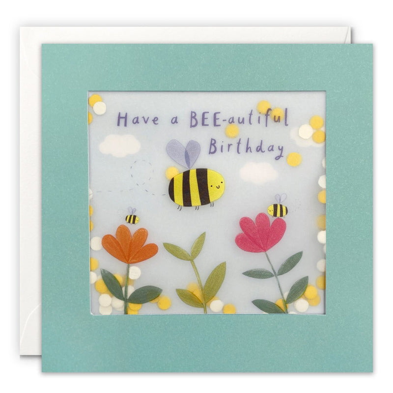 Bees & Flowers Shakies Card