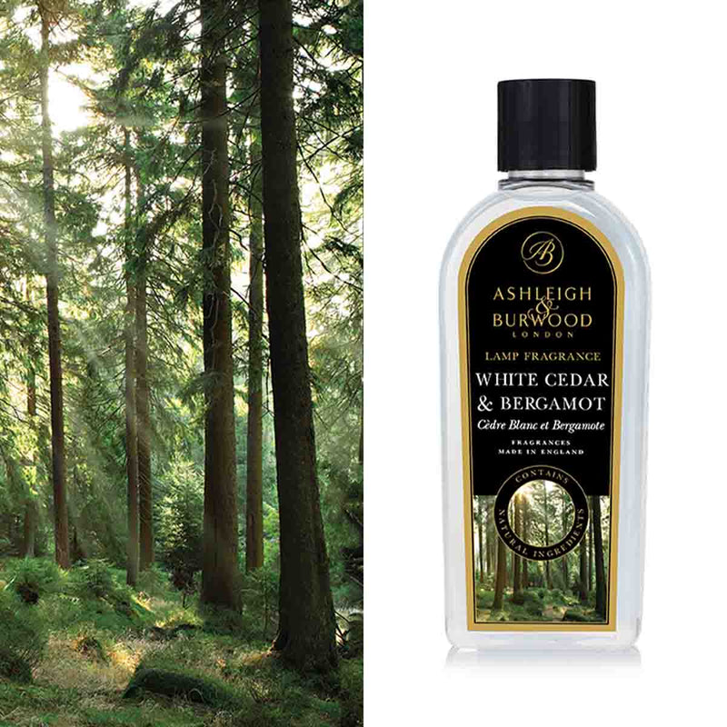Lamp Fragrance Oil - White Cedar & Bergamot 250ml
