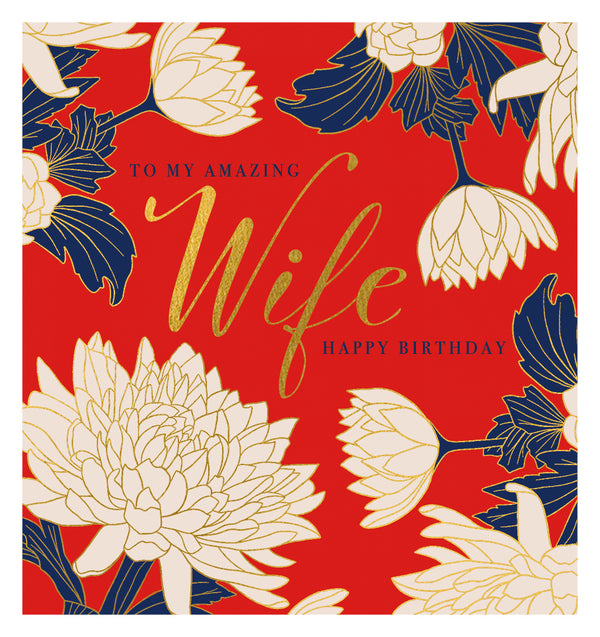 Amazing Wife Birthday Card