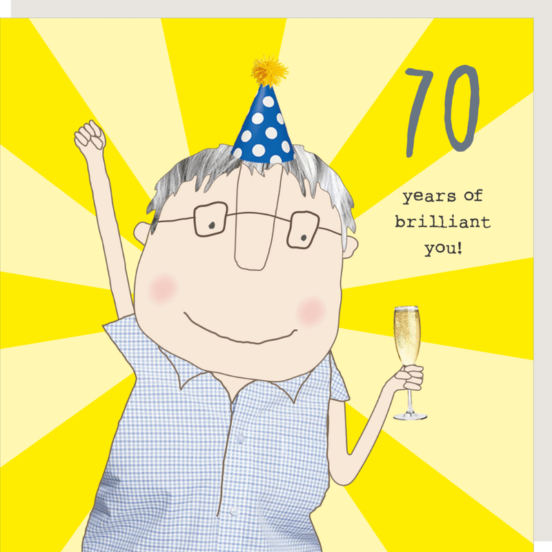 Boy 70 Brilliant Card