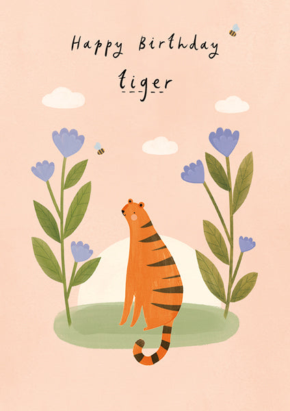 Happy Birthday Tiger Card