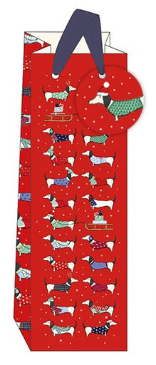 Frank Christmas Bottle Bag