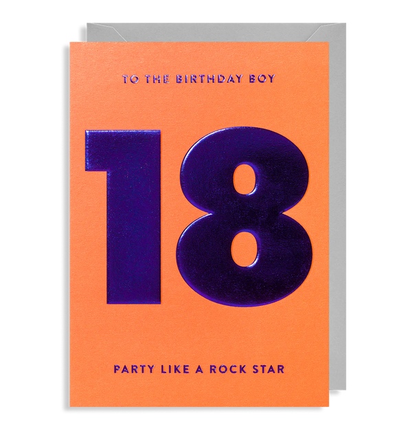 To The Birthday Boy Party Like A Rock Star Card