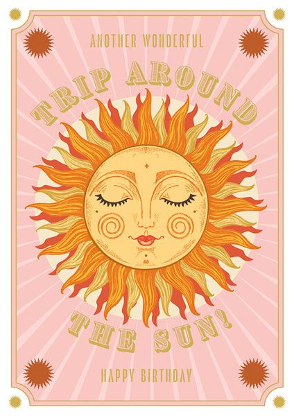 Trip Around The Sun Card