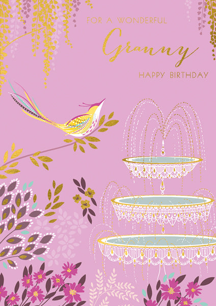 Happy Birthday Wonderful Granny Card
