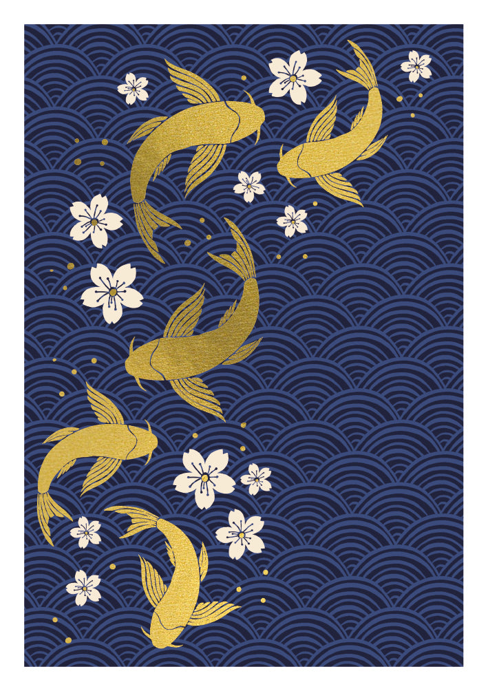 Koi & Blossom Card